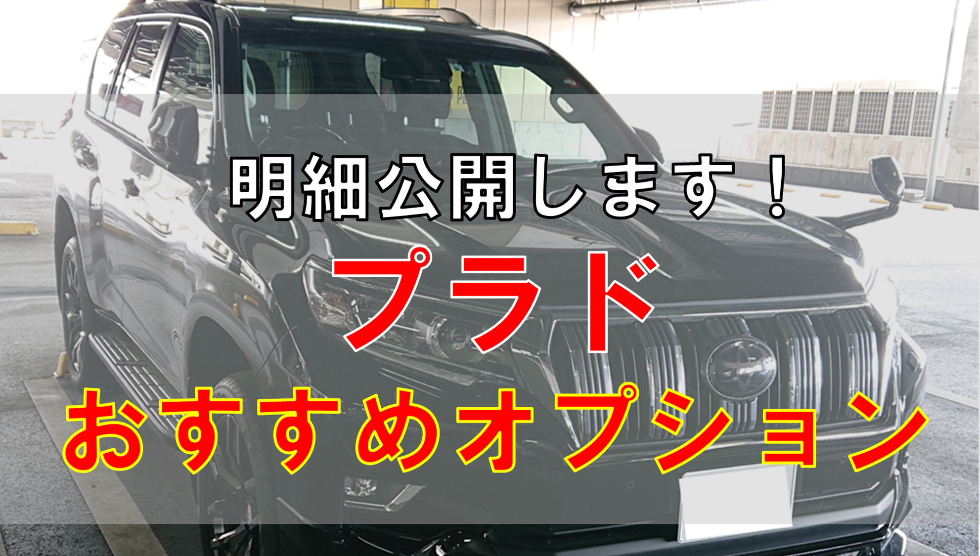 プラド おすすめオプション 正直いらなかったオプションも公開 せいぐーブログ